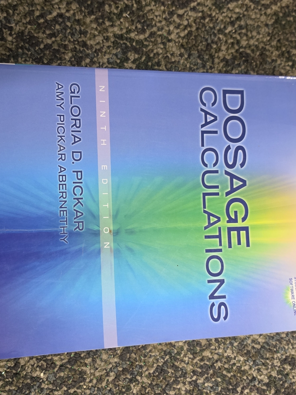 Dosage Calculations Textbook - Blue/Green